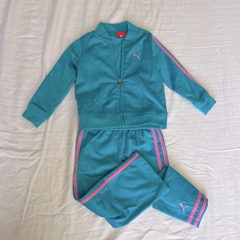 Puma Baby Girl 24 Months Tracksuit Outfit Set